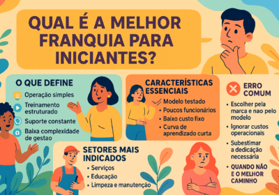 Qual é a melhor franquia para iniciantes no Brasil?